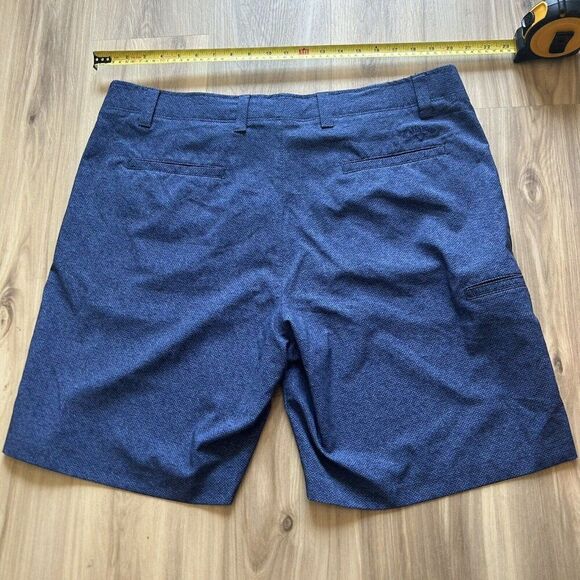 CALLAWAY Men’s Sz 40 Opti-Dri Active Waistband Pebbled Blue Golf Shorts Stretch - Picture 5 of 10